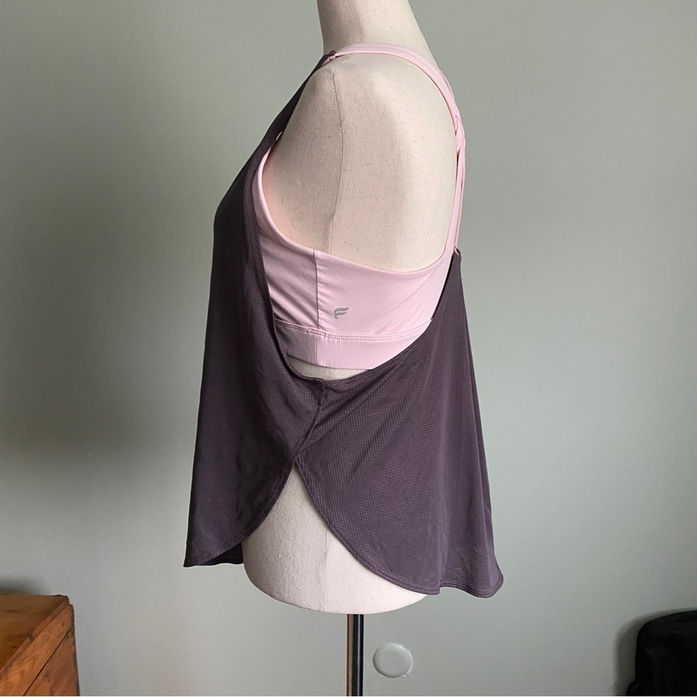 Fabletics Cashel Built-In Bra Swing Tank Size: M - image 6
